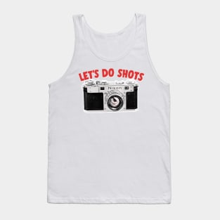 Let's Do Shots / Camera Geek Gift Design Tank Top